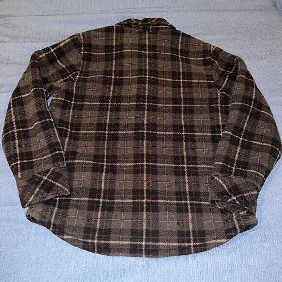 Old Navy Boys S 6/7 Flannel Sherpa Lined Jacket - Picture 3 of 4